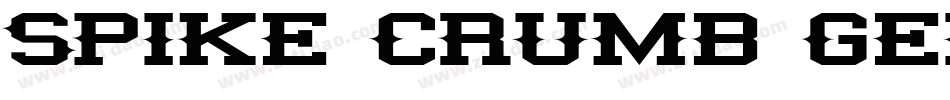 Spike Crumb Geiger字体转换
